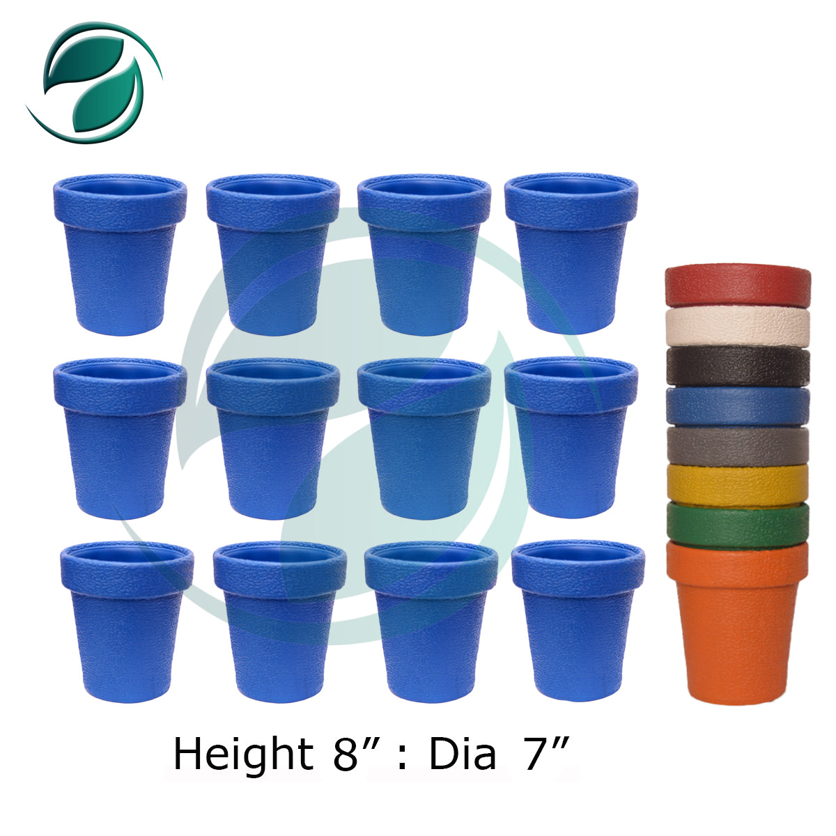 Fiber Pots 7" Deal of 10