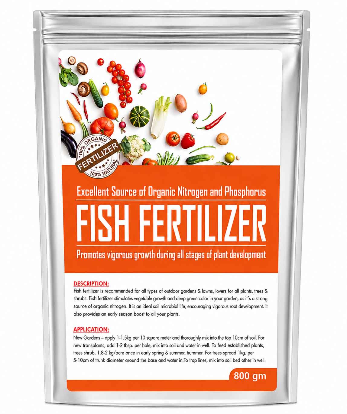 100% organic fish fertilizer powder for plants in Pakistan