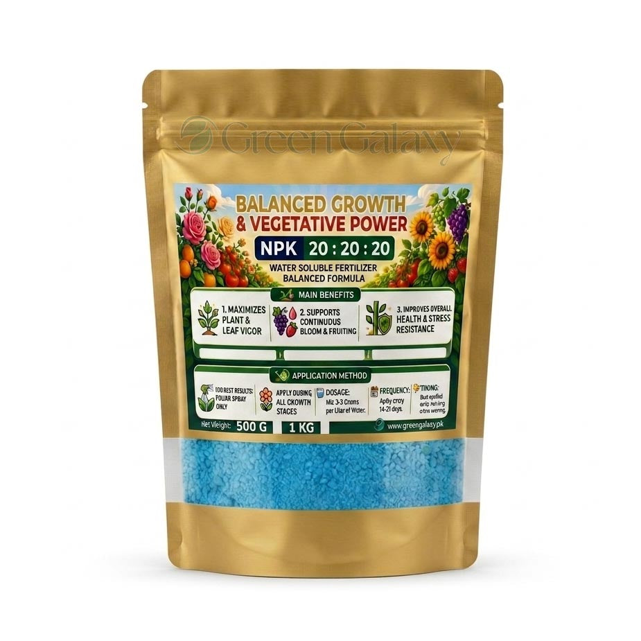 NPK 20:20:20 Fertilizer | The Secret to Strong Plants in Pakistan | Water Soluble