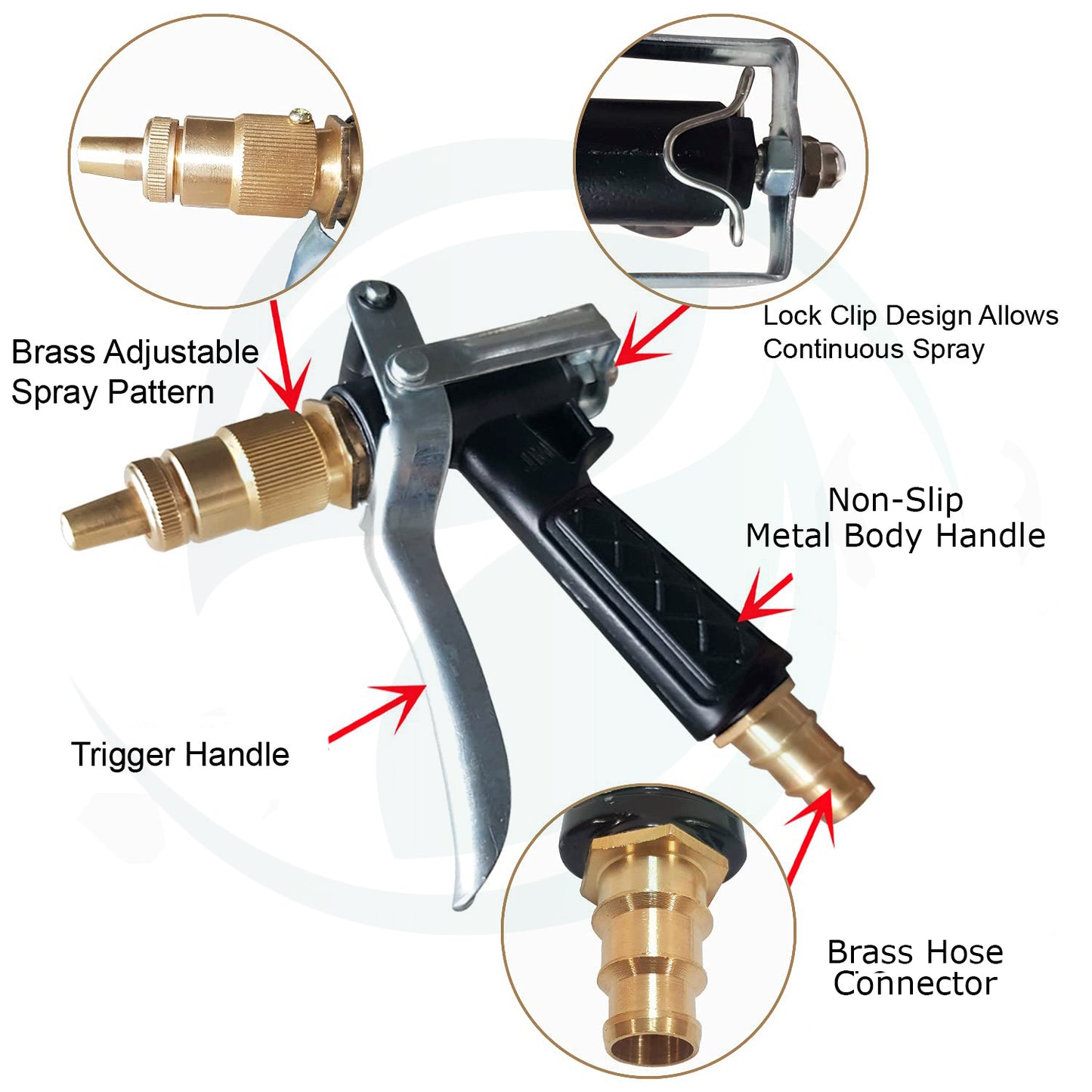 Multi Tasking Shower Hand Gun