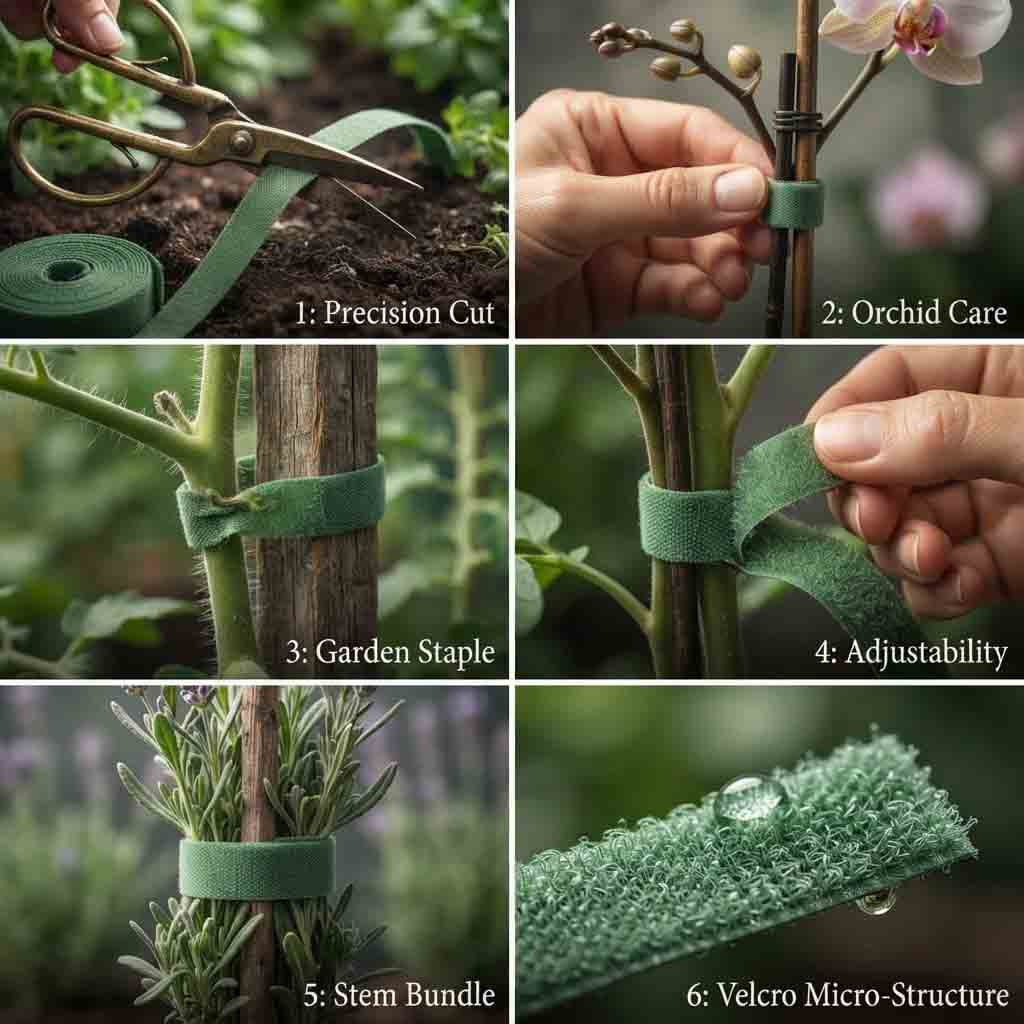 Buy Garden Velcro Tie Roll in Lahore | Reusable Plant Support & Training Straps
