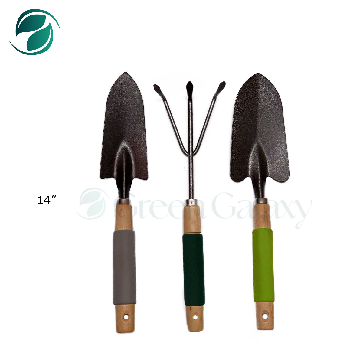 Garden Trowel Set Green Galaxy PK