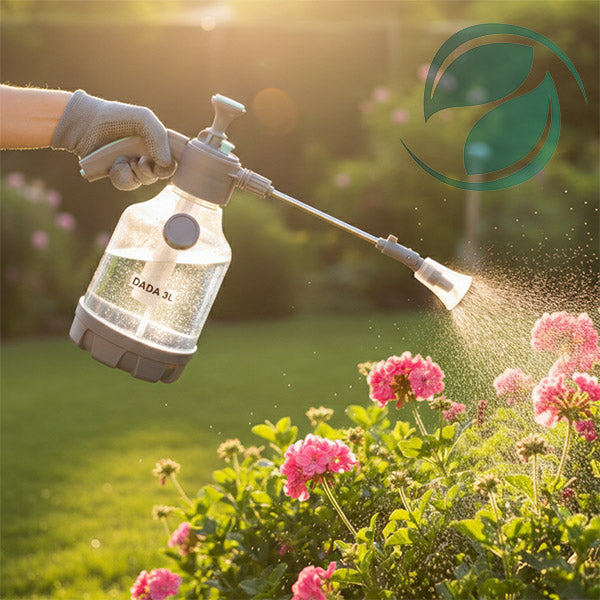 Hand Pressure Sprayer Pump 3L – Dual Nozzle with Side-Fill Port & Pressure Release Valve