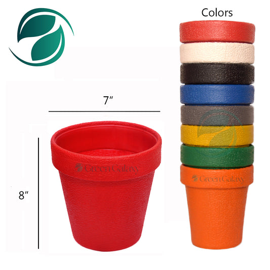Fiber Plastic 7" Pot