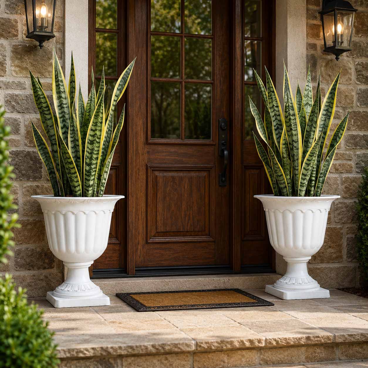 Fancy Plastic Planters in Lahore | 16" Decorative Entrance & Indoor Flower Pots