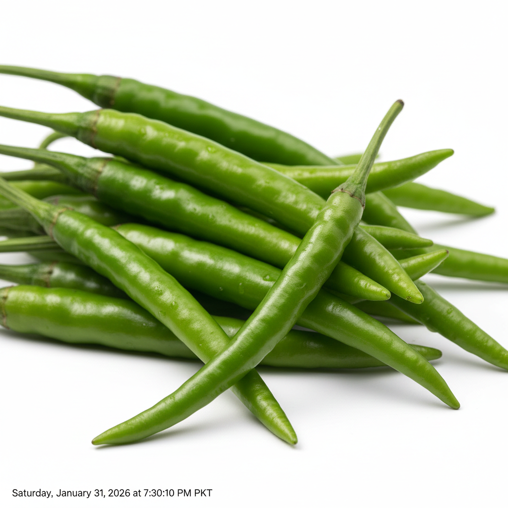 Green Chilli F-1 - Thin and Long - Hari Mirch Lambi