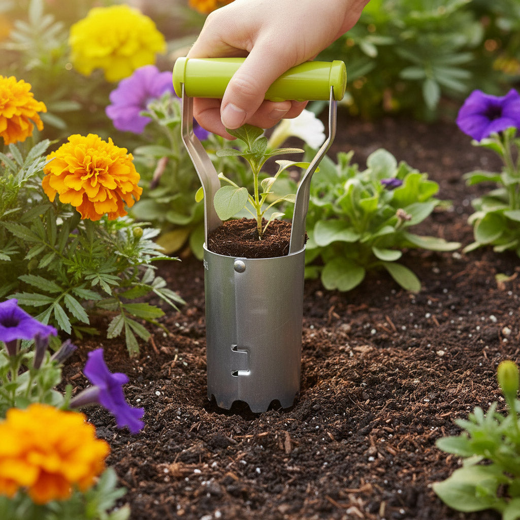 Hand Planter Tool for Easy Transplanting | Gardening Seedling Planter