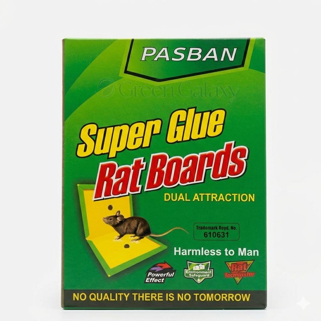 Super Glue Rat Boards – Heavy Duty Mouse Trap Glue Pad (Dual Attraction, Safe & Odorless)