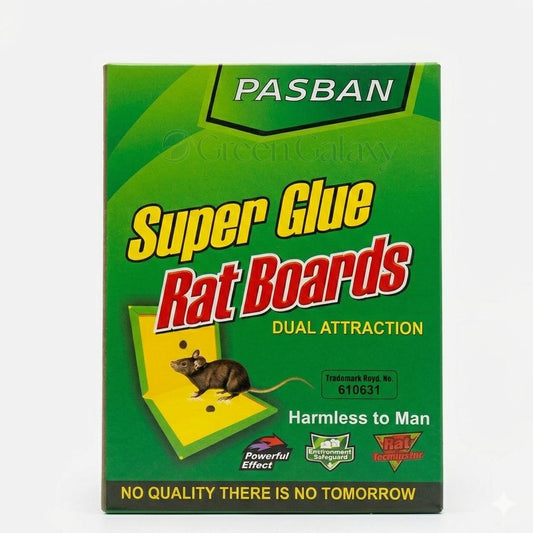 Super Glue Rat Boards – Heavy Duty Mouse Trap Glue Pad (Dual Attraction, Safe & Odorless)