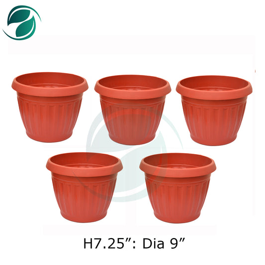Plastic Pot 9" Size Deal of 5