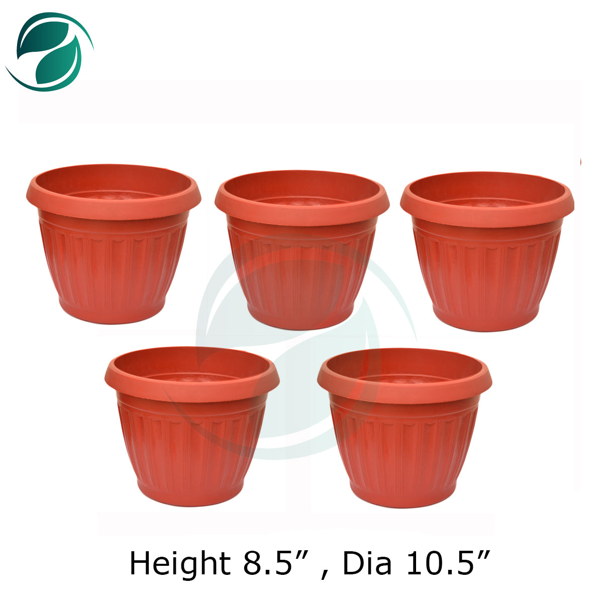 Plastic Pot Large Size Deal of 5