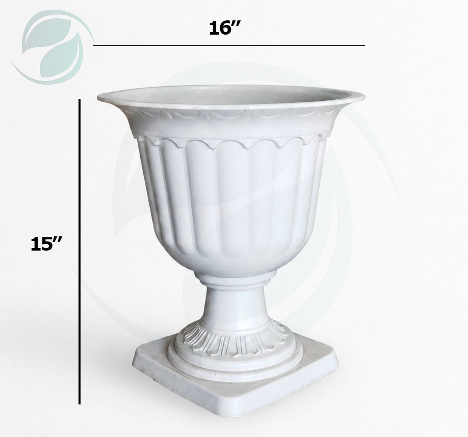 Fancy Plastic Planters in Lahore | 16" Decorative Entrance & Indoor Flower Pots
