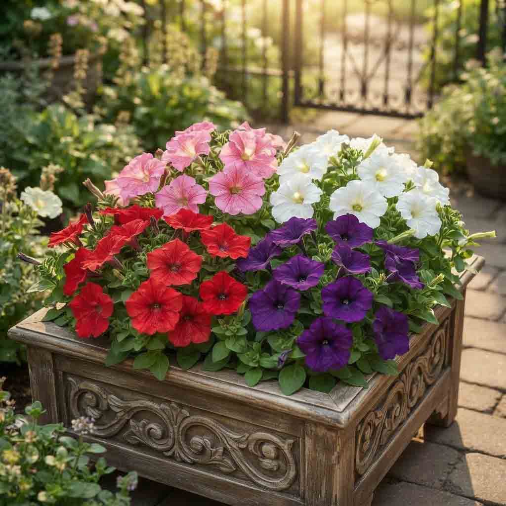 Petunia Falcon F1 Hybrid Seeds Online in Pakistan | High Germination (Single Color Each Pack)
